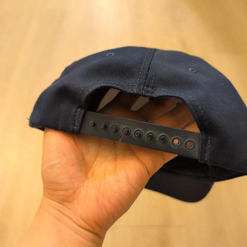 VTG USS Henry W. Tucker DD/R 875 Adjustable Snapback Hat Navy Ship USA‎ Blue